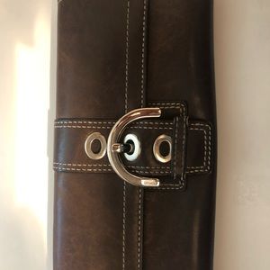 Leather coach wallet